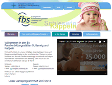Tablet Screenshot of fbs-schleswig.de